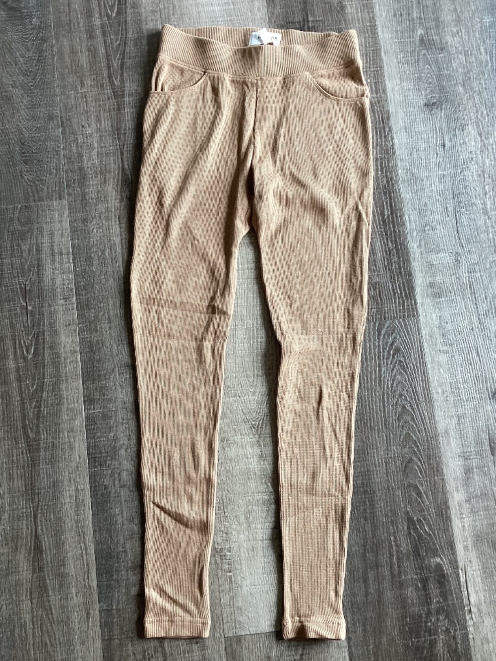 Hudson ribbed leggings with pockets